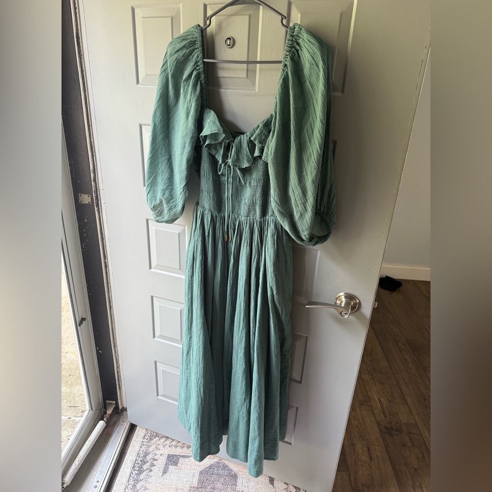 Free People Oasis Midi DressSage Green